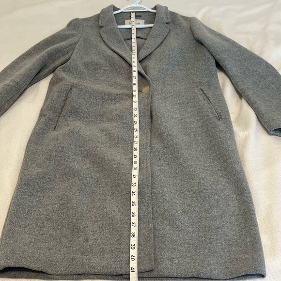 Aritzia Babaton Steadman Coat | Heather Light Grey Size Medium - Picture 11 of 13